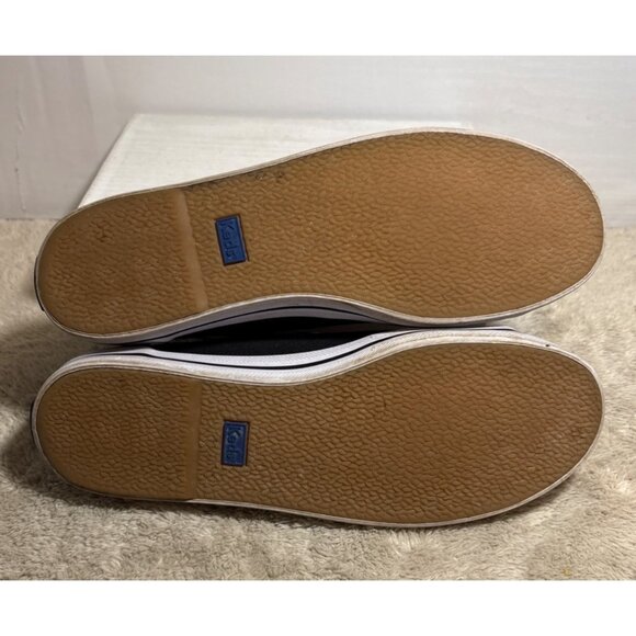Keds Kickstart Sneakers Black Womens Sz 8 Canvas Laces Ortholite Insole WF54684 - Picture 9 of 11
